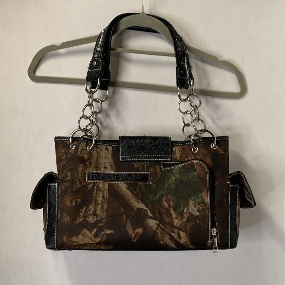 Cowgirl Trendy Camouflage Conceal & Carry Women's Bag - Picture 3 of 14
